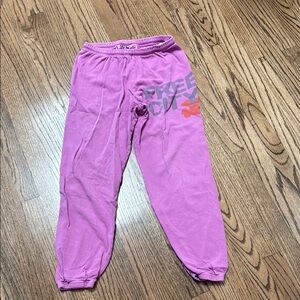 Free City Girls Purple Logo Jogger Sweatpants